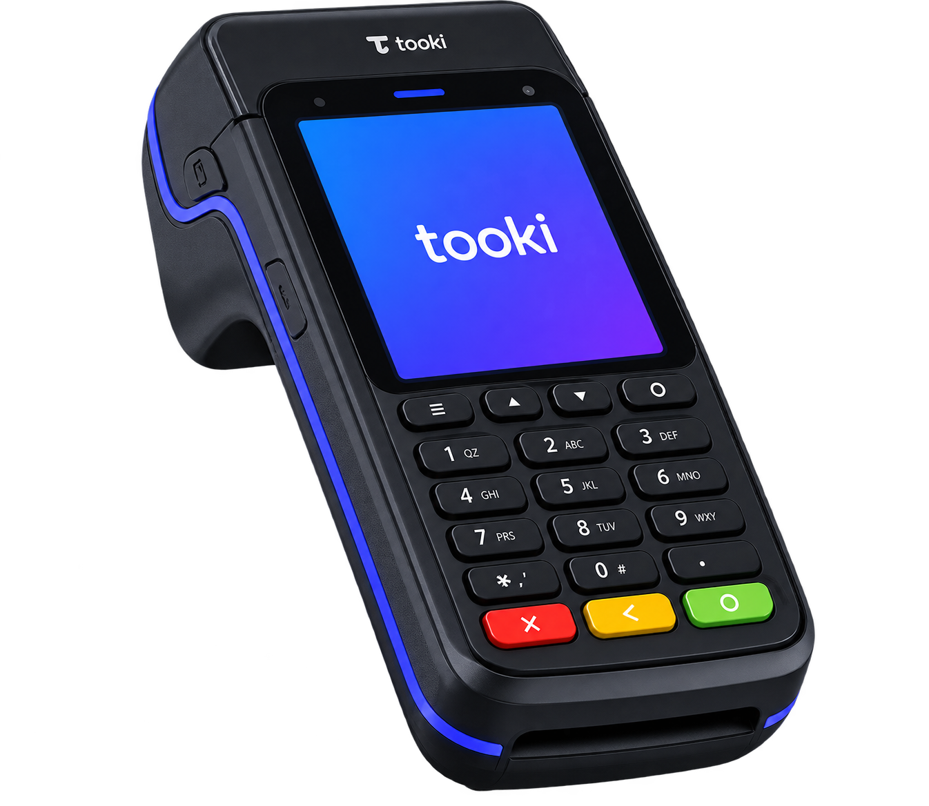 Terminal POS Tooki para pagamentos por PIX, crédito e débito